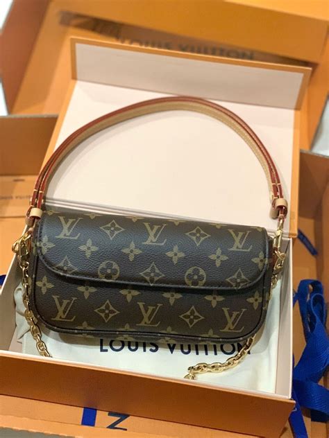 louis vuitton wallet on chain ivy monogram|louis vuitton bifold wallet.